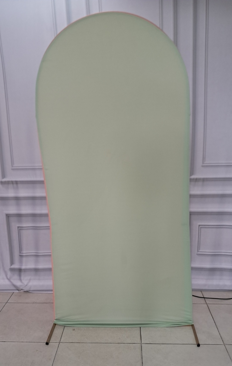 Tecido Painel Romano Verde Pistache  - Silmara Decorações 