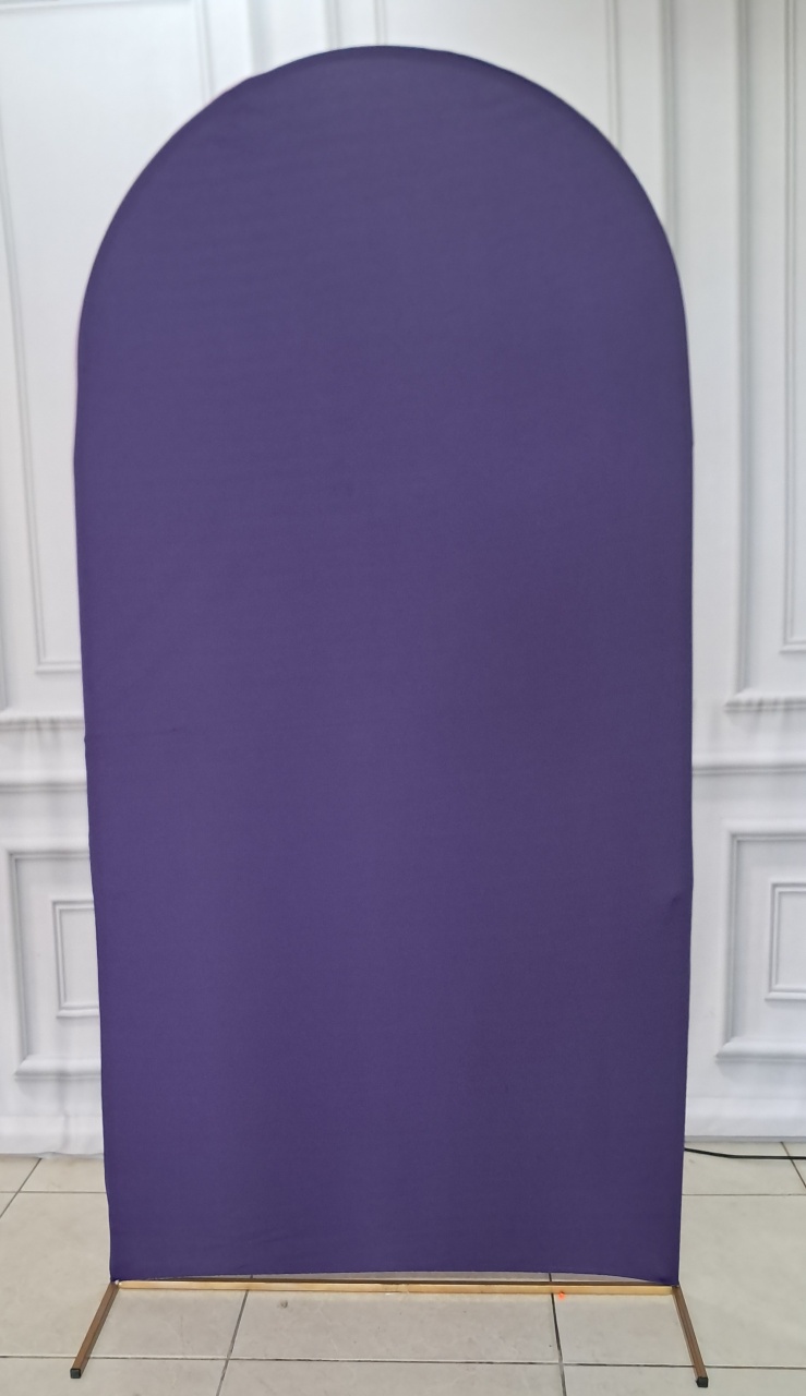 Tecido Painel Romano Roxo - Silmara Decorações 