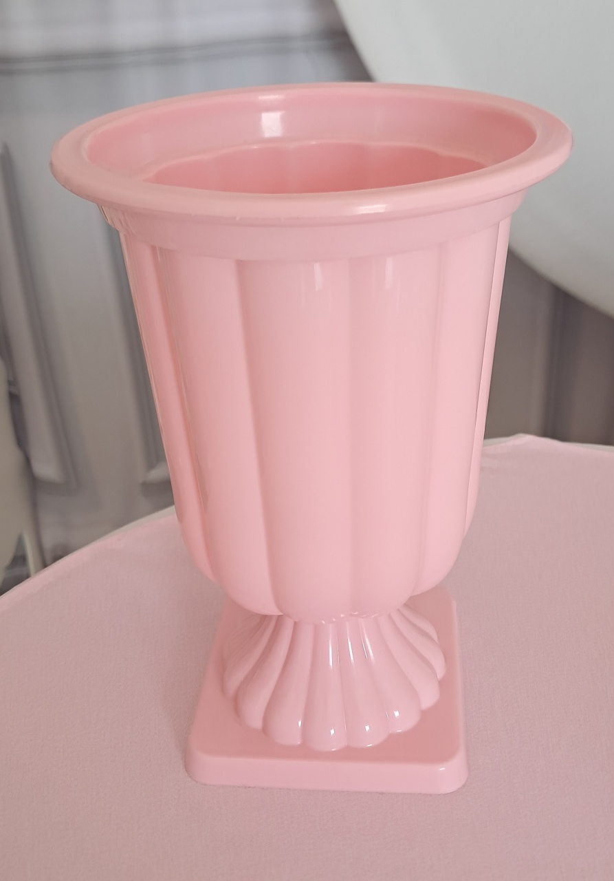 Vaso Rosa - Silmara Decorações 