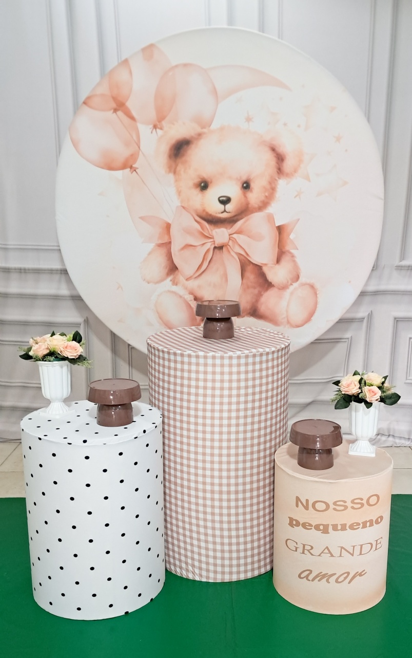 Chá de Bebê Ursinha Neutra - Silmara Decorações 