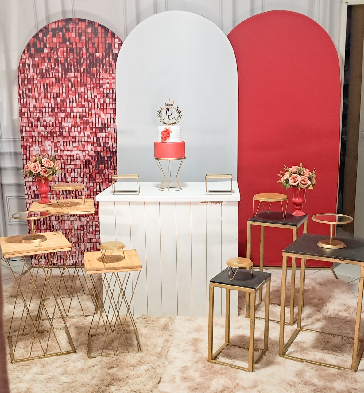Kit Super Luxo Vermelho - Silmara Decorações 