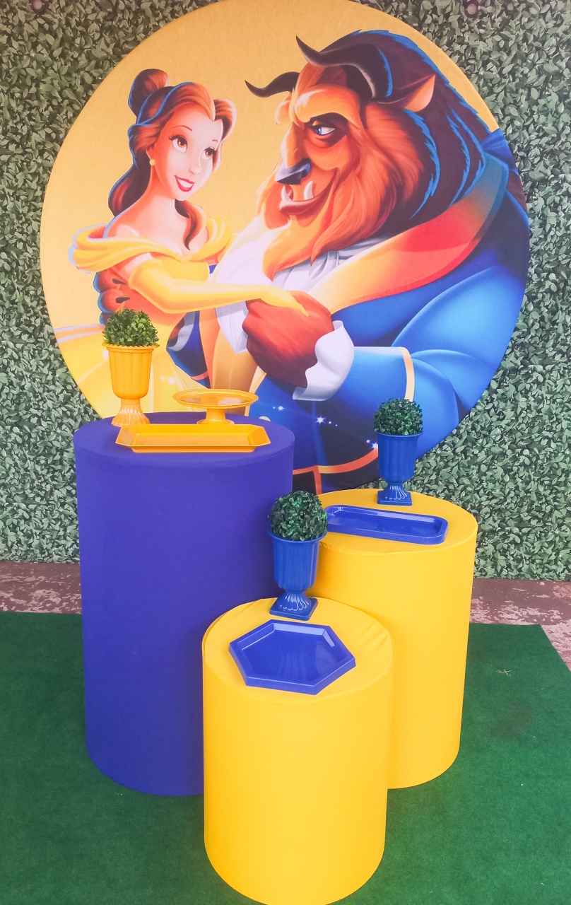 A Bela E A Fera - Silmara Decorações 