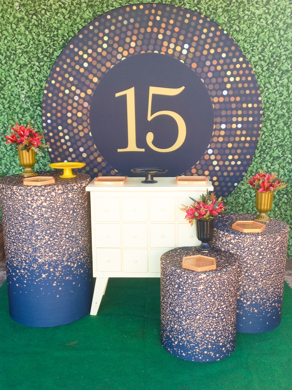 15 Anos Preto E Durado - Silmara Decorações 