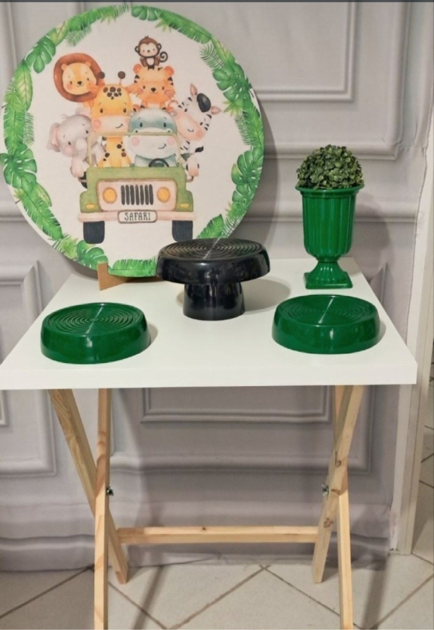 Festa Na Mesa Safari - Silmara Decorações 