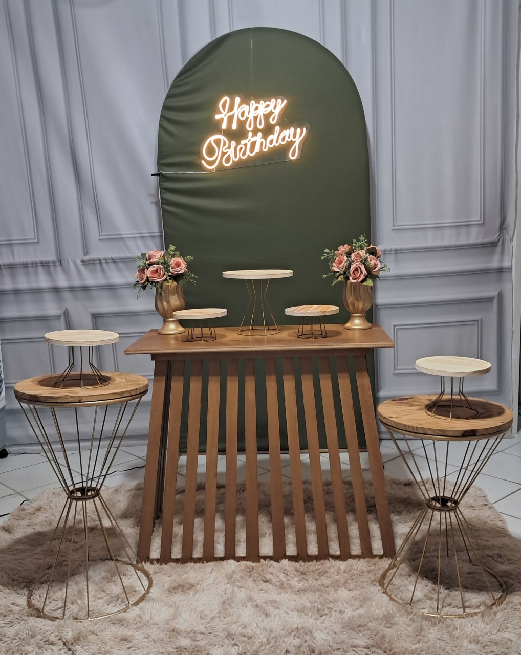 Verde Militar Rústico Luxo 