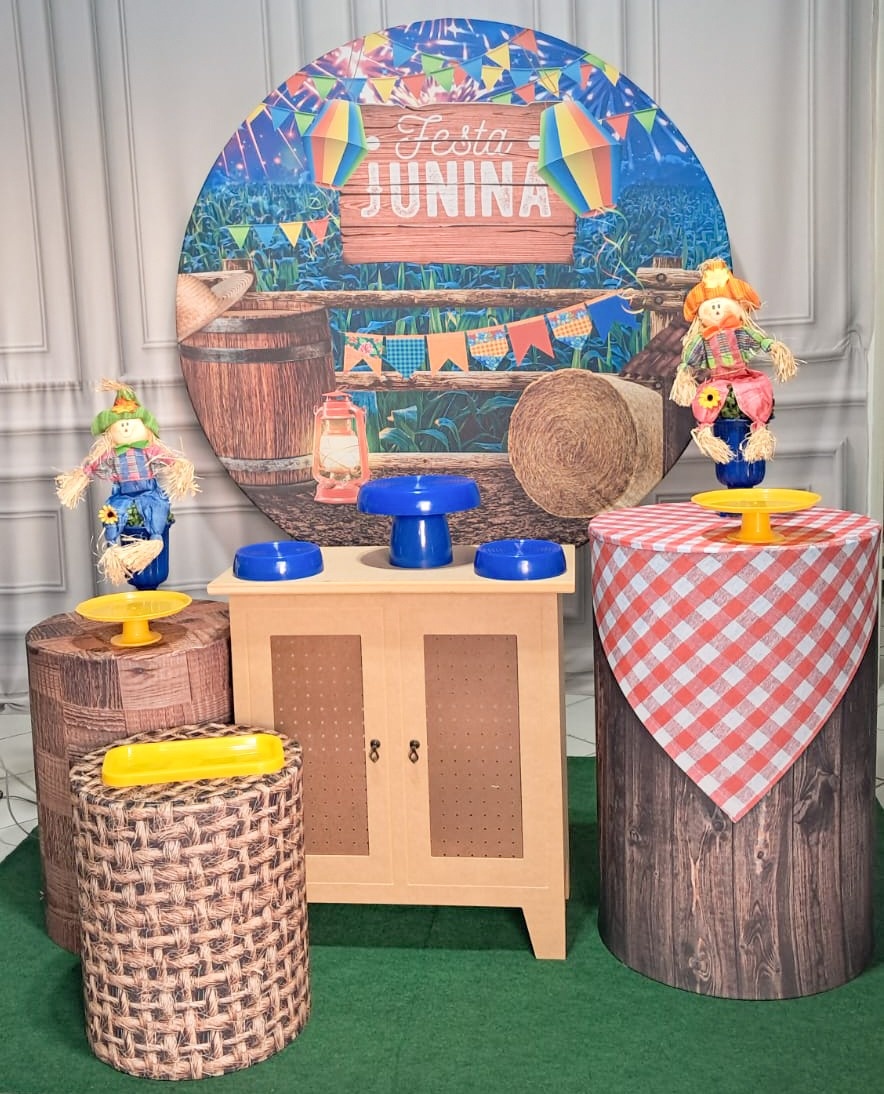 Festa Junina Azul 02 - Silmara Decorações 