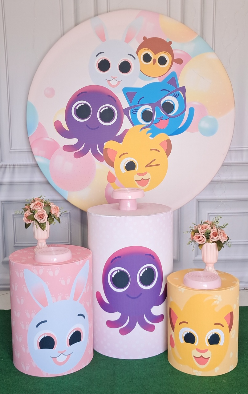 Bolofofos Rosa - Silmara Decorações 