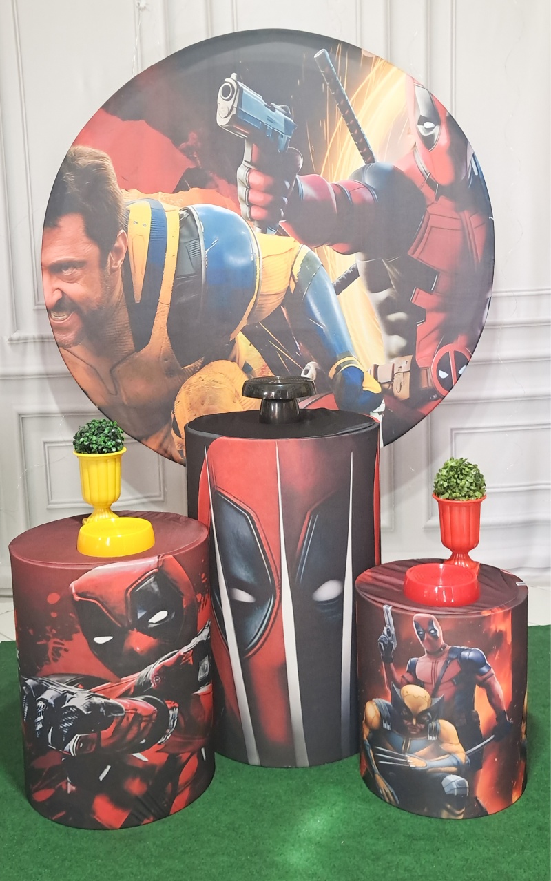 Deedpool E Wolverine  - Silmara Decorações 
