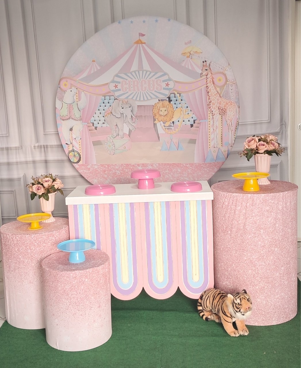 Circo Rosa - Silmara Decorações 