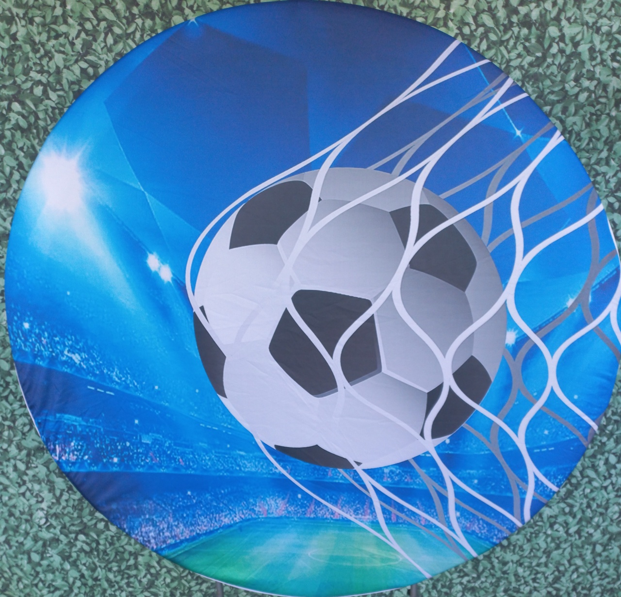 Tecido Painel Redondo Futebol - Silmara Decorações 