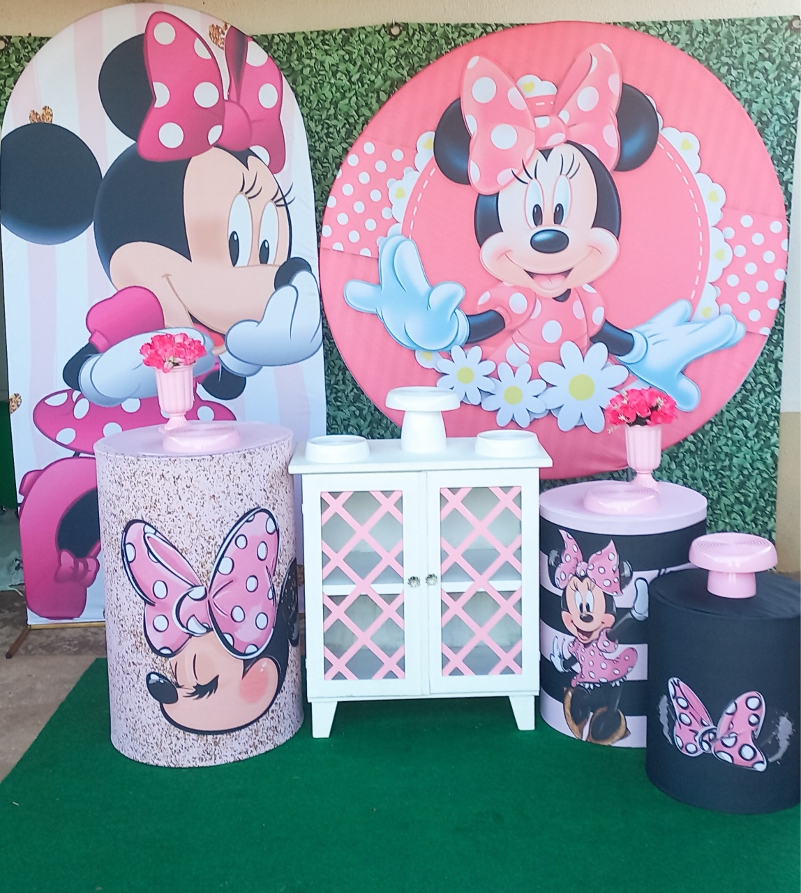 Minnie Rosa - Silmara Decorações 