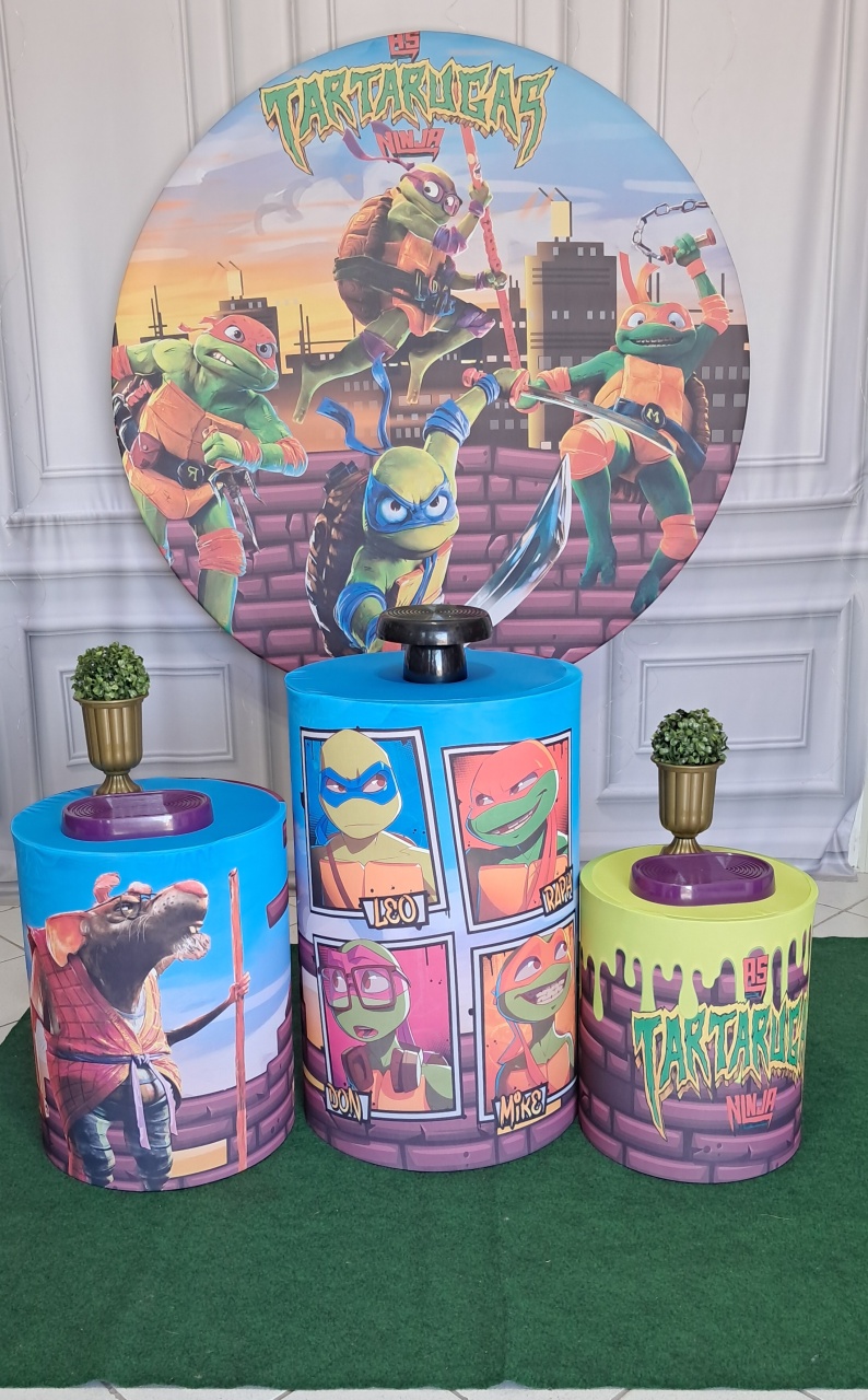 Tartarujas Ninja  - Silmara Decorações 