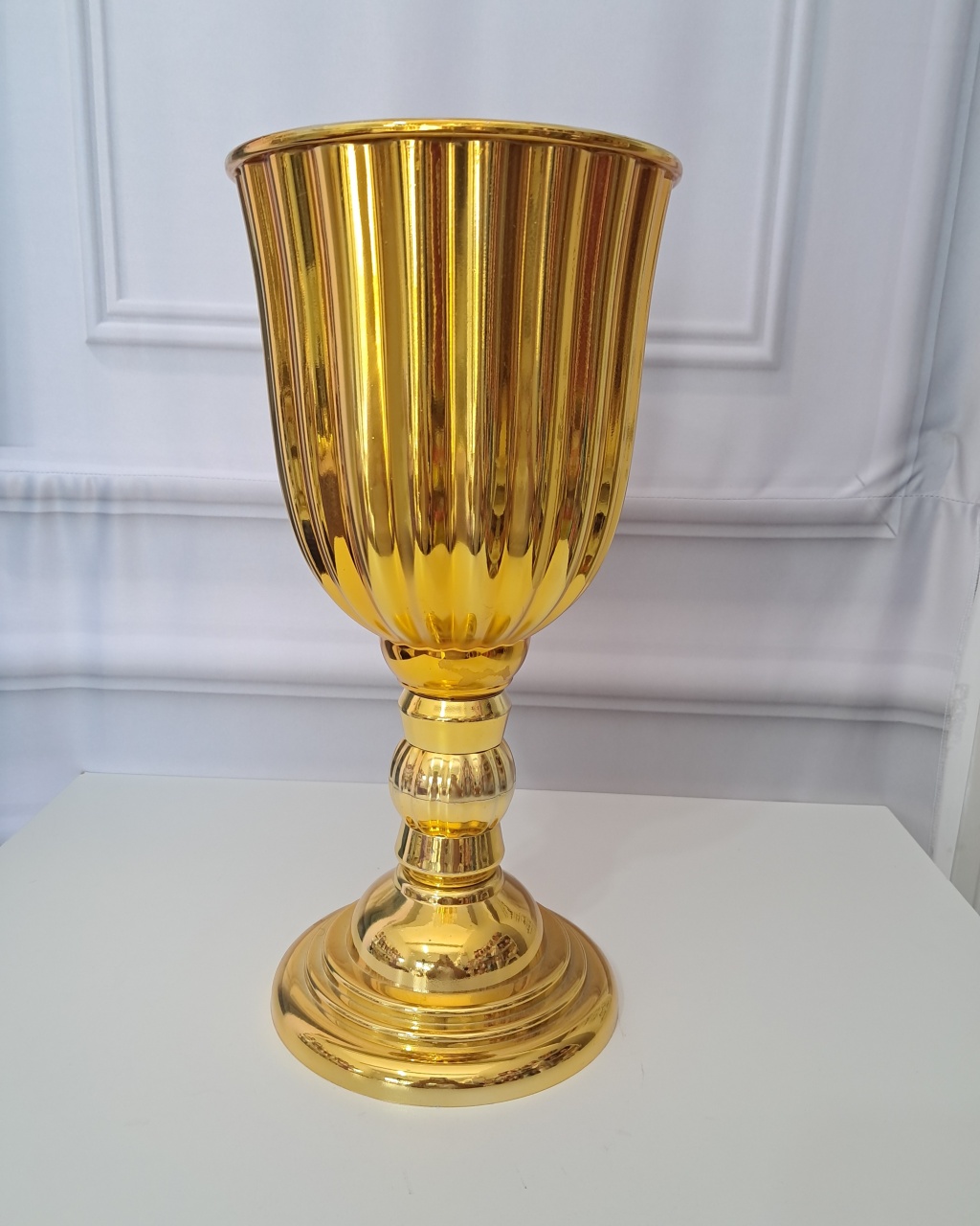 Vaso Dubai Dourado - Silmara Decorações 