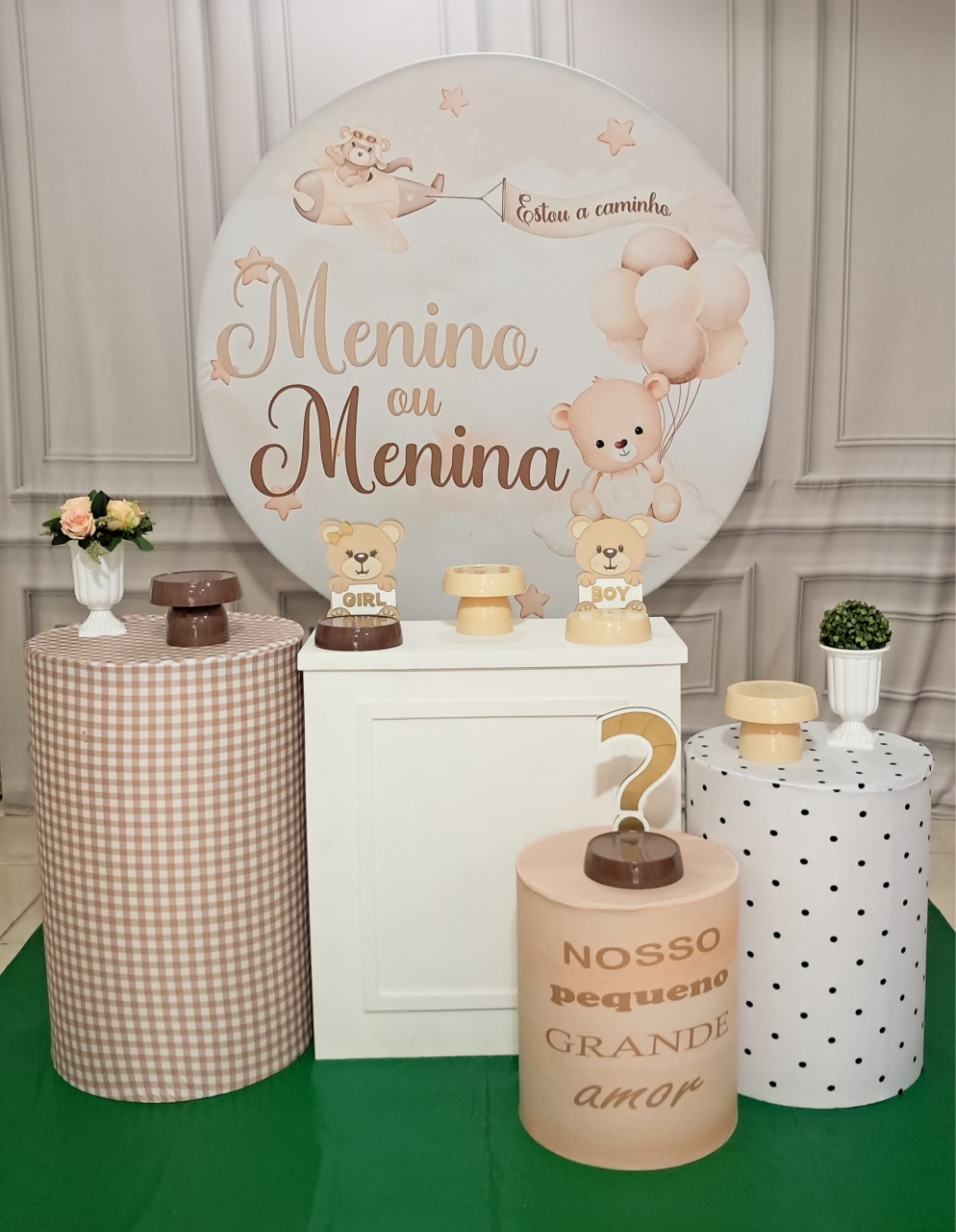 Chá Revelação Neutro  - Silmara Decorações 