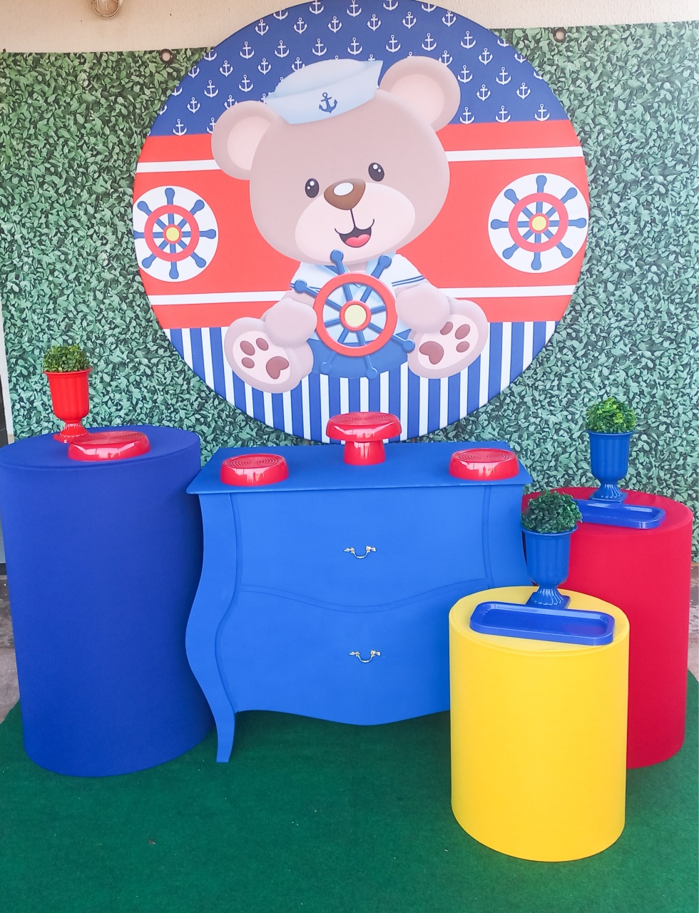 Ursinho Marinheiro - Silmara Decorações 