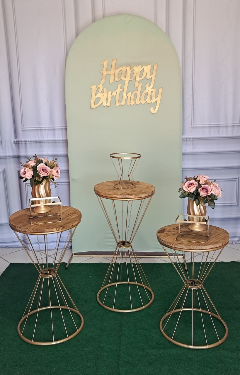 Kit Luxo Verde Pistache - Silmara Decorações 