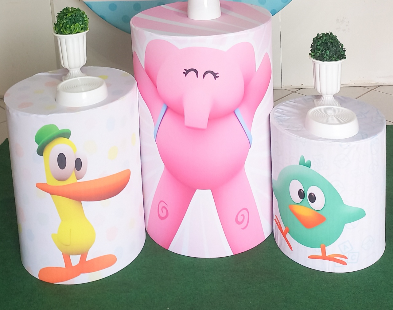 Tecido Capa de Cilindro Pocoyo - Silmara Decorações 
