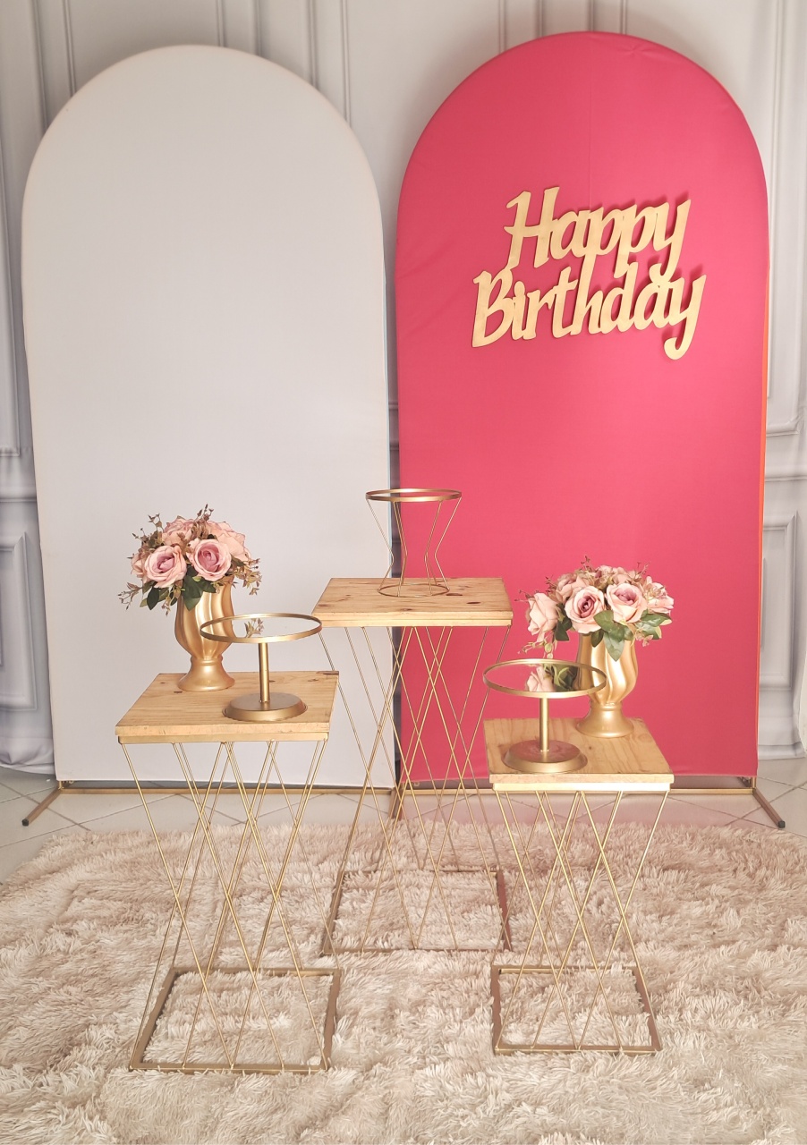 Kit Luxo Rosa E Pink - Silmara Decorações 
