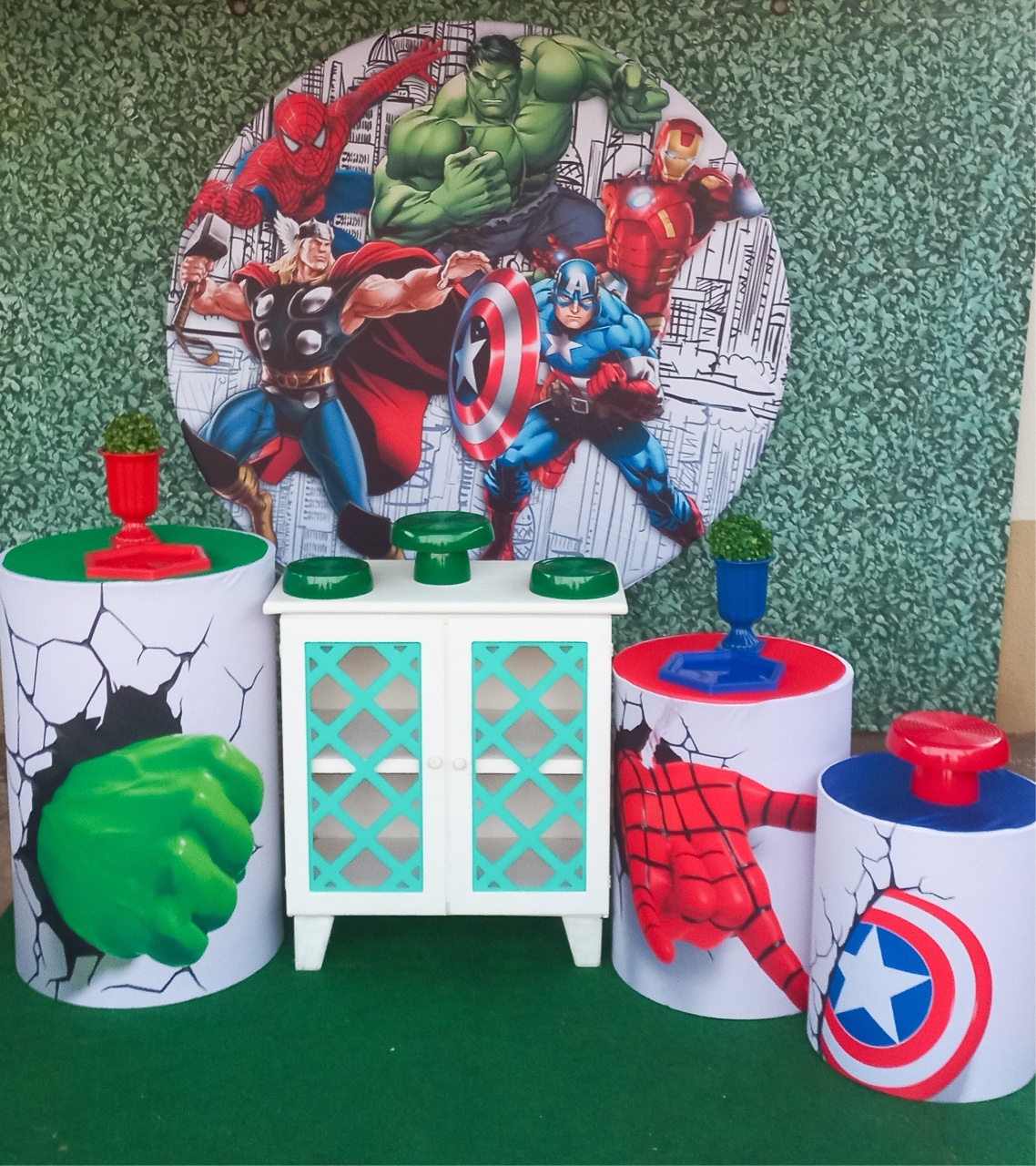 Vingadores 02 - Silmara Decorações 