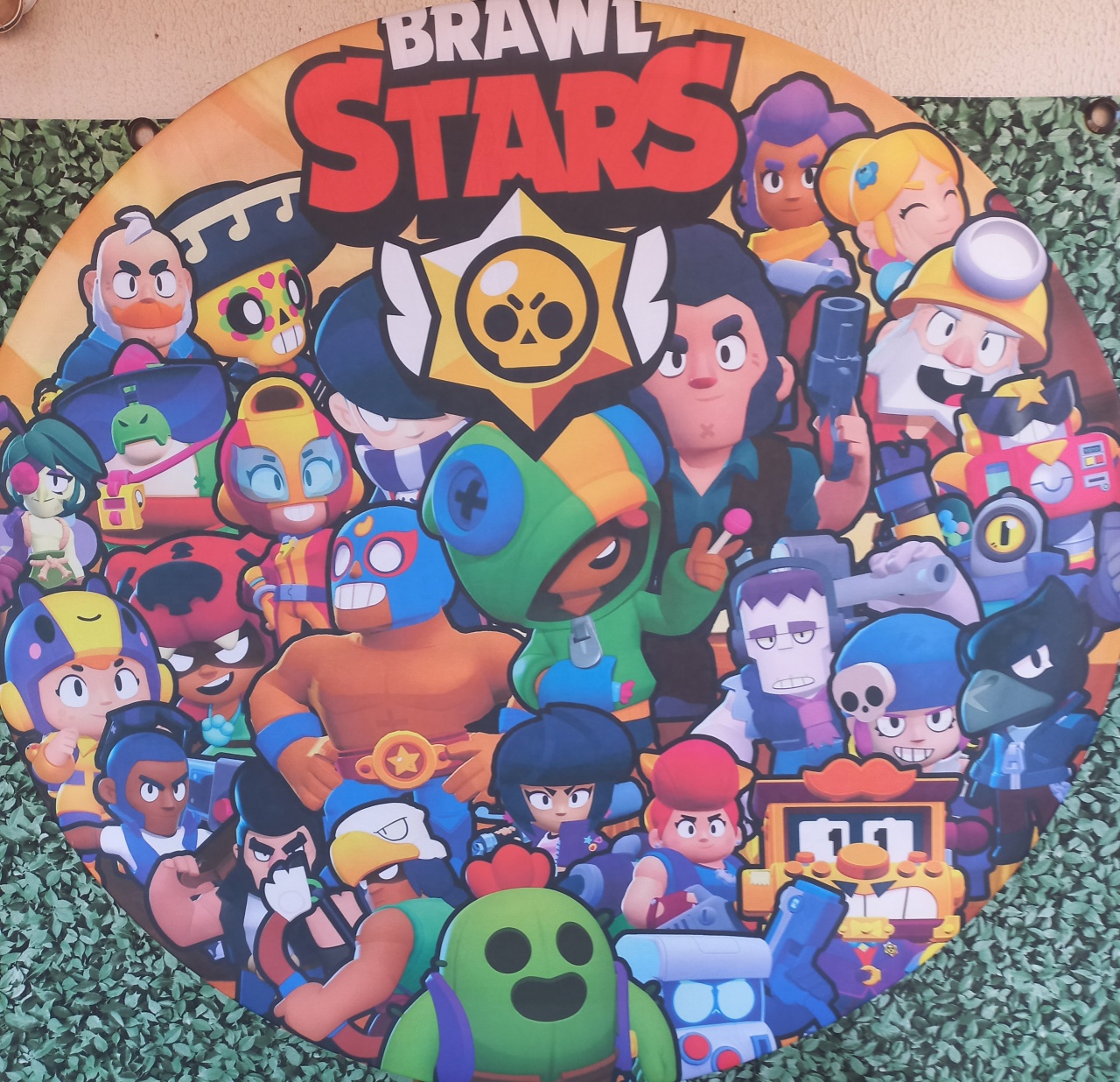 Tecido Painel Redondo Braw Stars - Silmara Decorações 