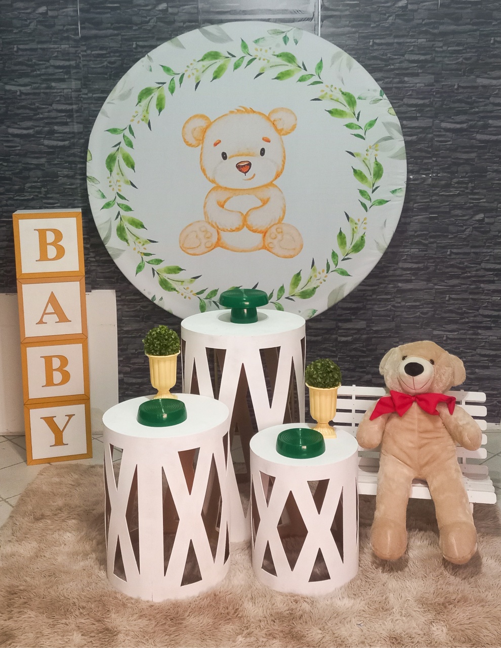Chá de Bebê Ursinho - Silmara Decorações 