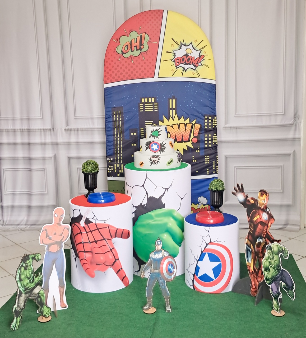 Vingadores 03 - Silmara Decorações 