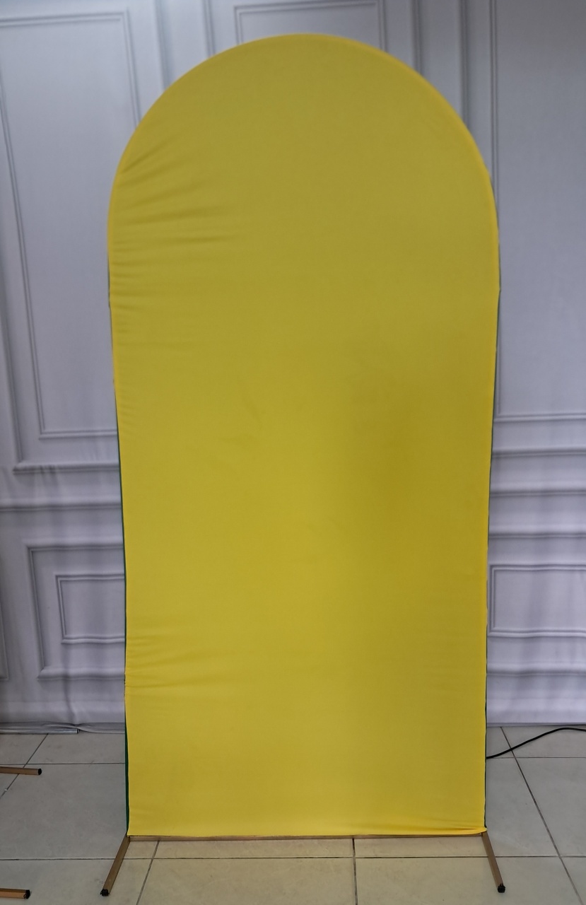 Tecido Painel Romano Amarelo - Silmara Decorações 