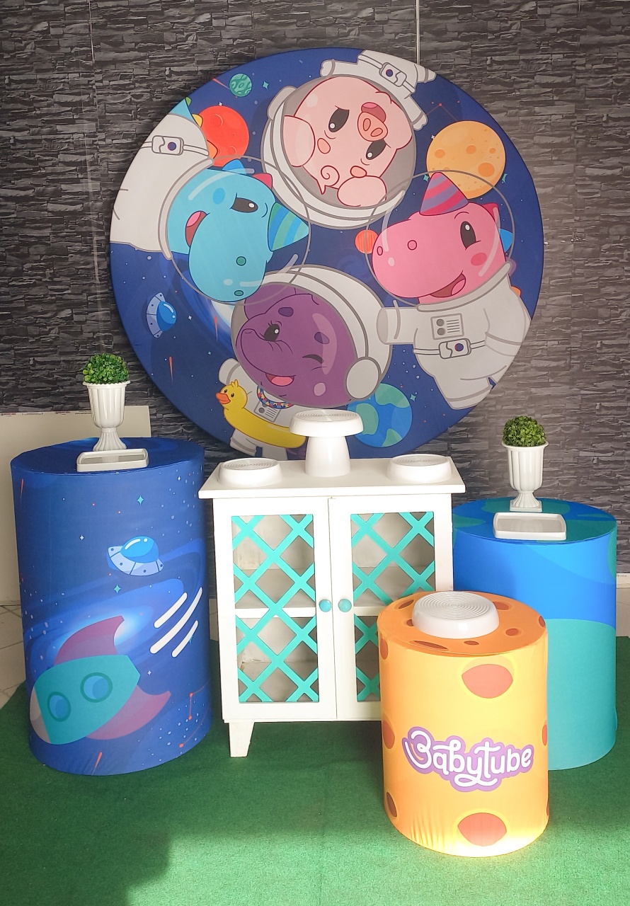 Babytube Astronauta  - Silmara Decorações 