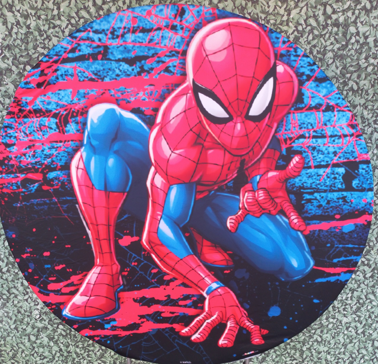 Tecido Painel Redondo Homem Aranha - Silmara Decorações 