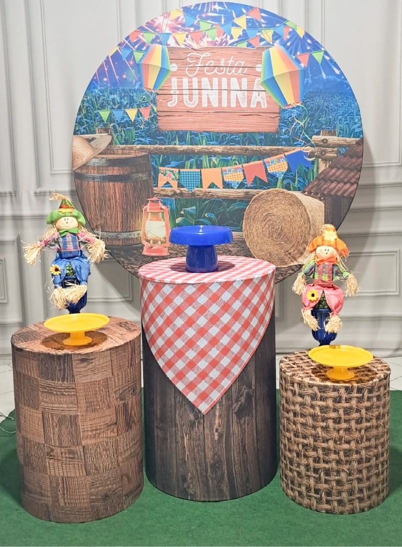 Festa Junina  Azul 02 - Silmara Decorações 