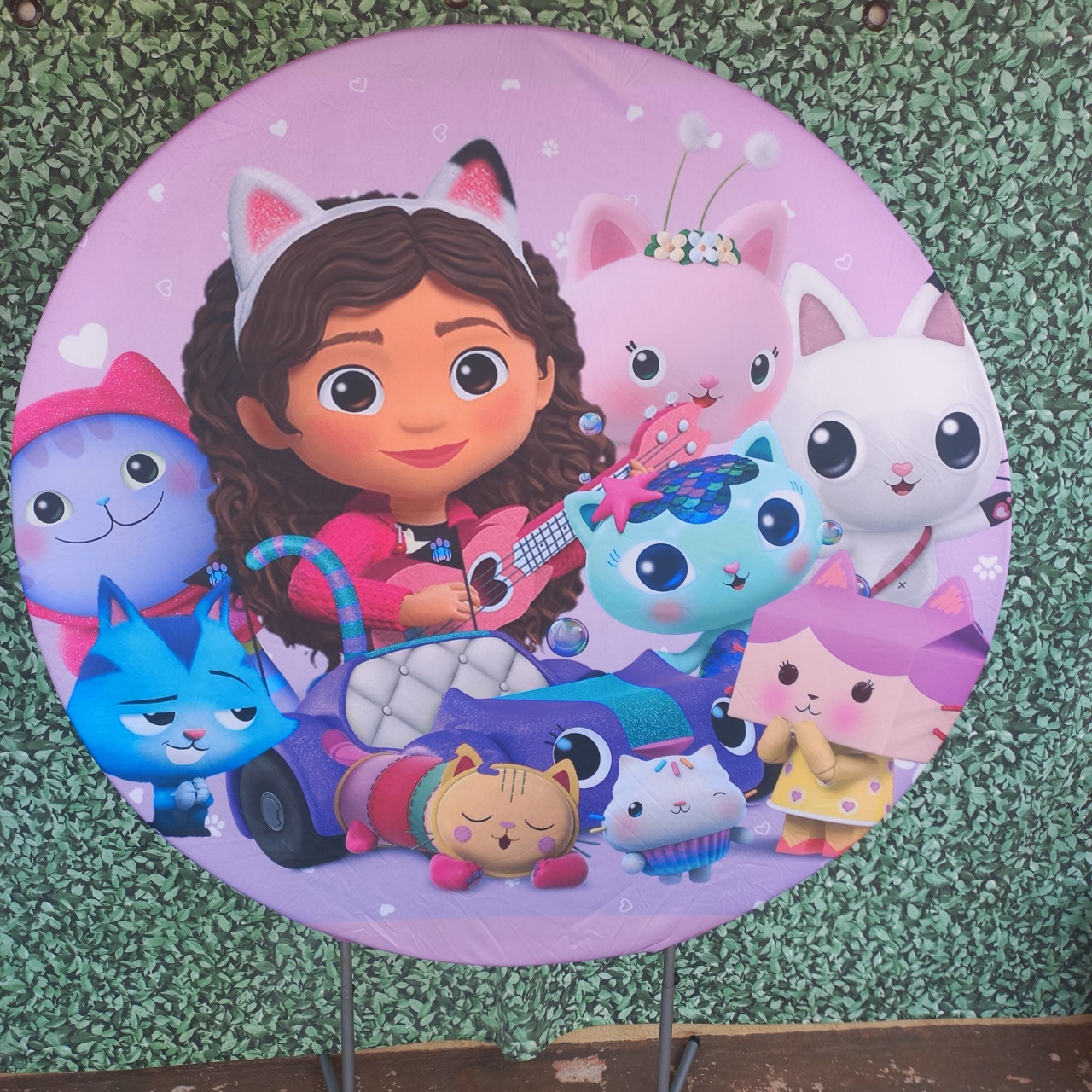 Tecido Painel Redondo Casa Mágica da Gabbi - Silmara Decorações 