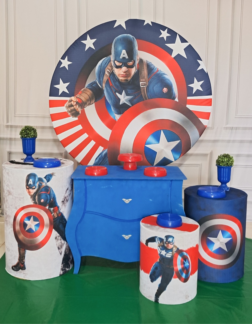 Capitão América  - Silmara Decorações 