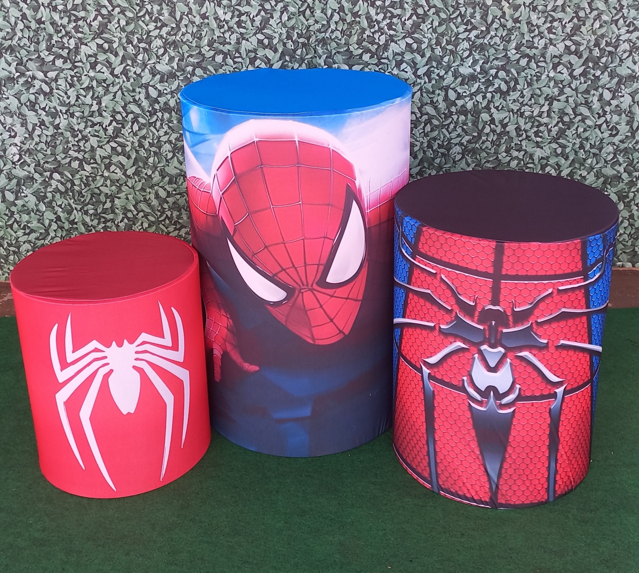 Tecido Capa de Cilindro Homem Aranha - Silmara Decorações 