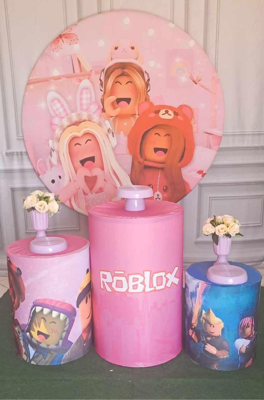 Roblox Menina 01 - Silmara Decorações 