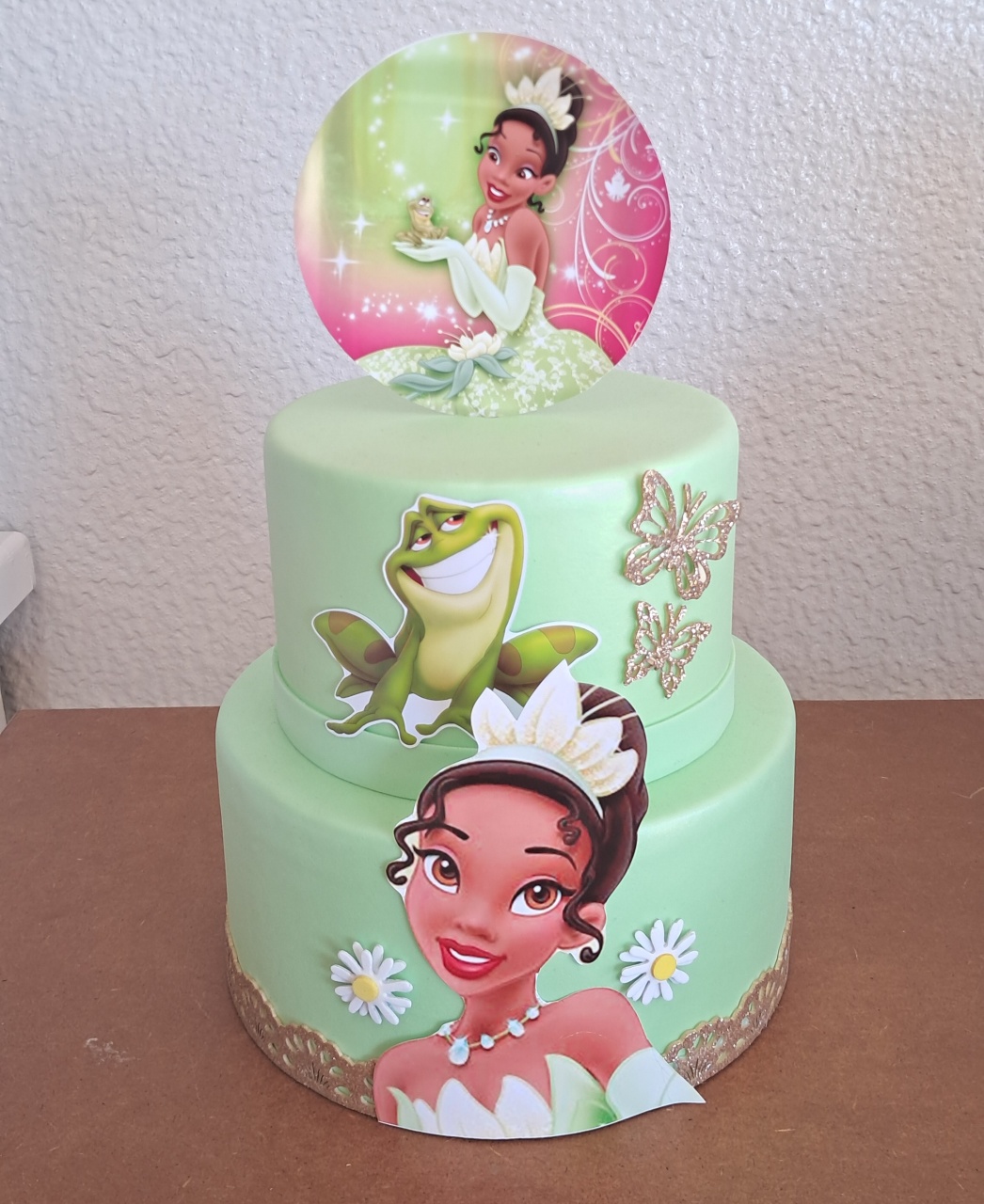 Bolo Cenográfico Princesa Tiana - Silmara Decorações 
