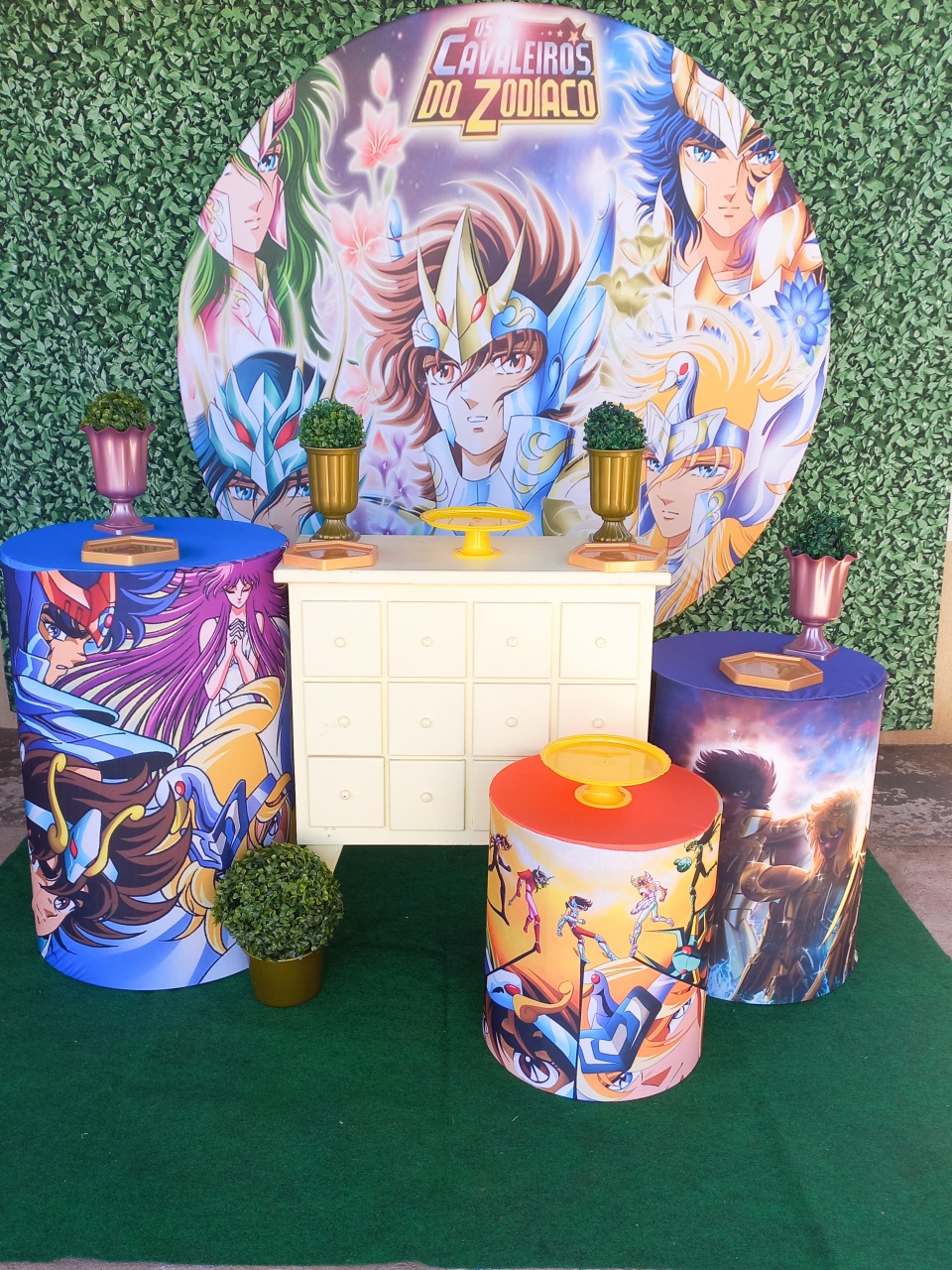 Os Cavaleiros dos Zodiáco  - Silmara Decorações 