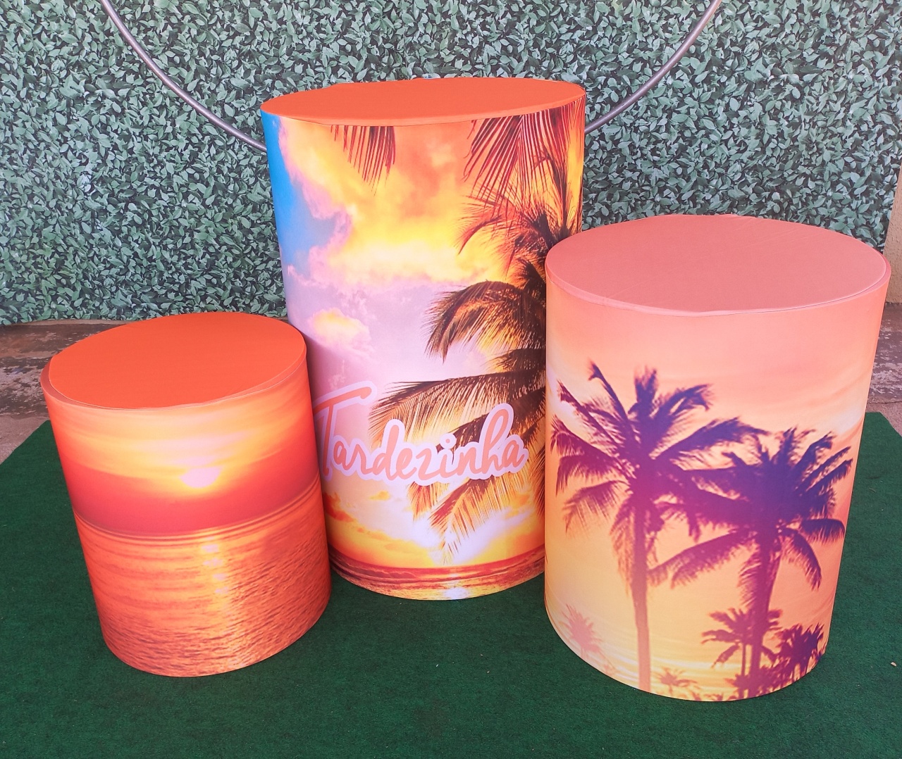 Tecido Capa de Cilindro Tardezinha - Silmara Decorações 