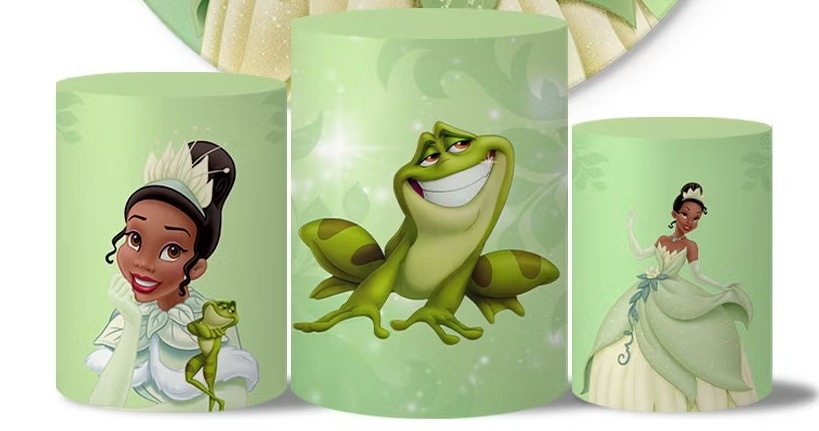 Capa de Cilindro Princesa Tiana - Silmara Decorações 