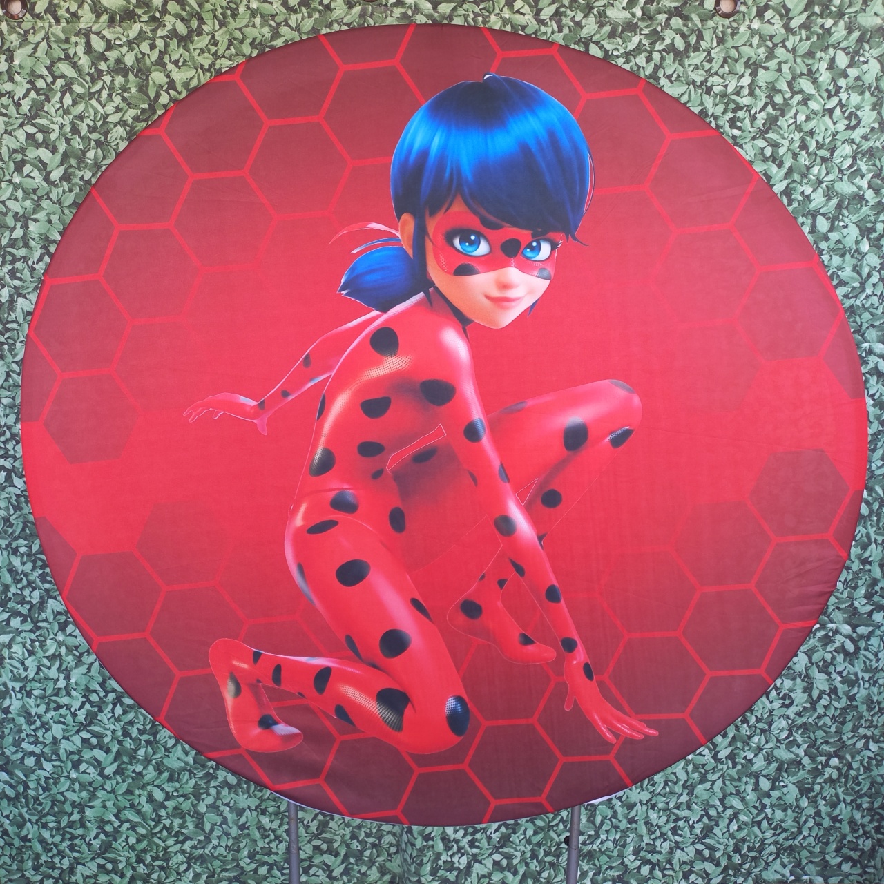 Tecido Painel Redondo Lady Bug - Silmara Decorações 