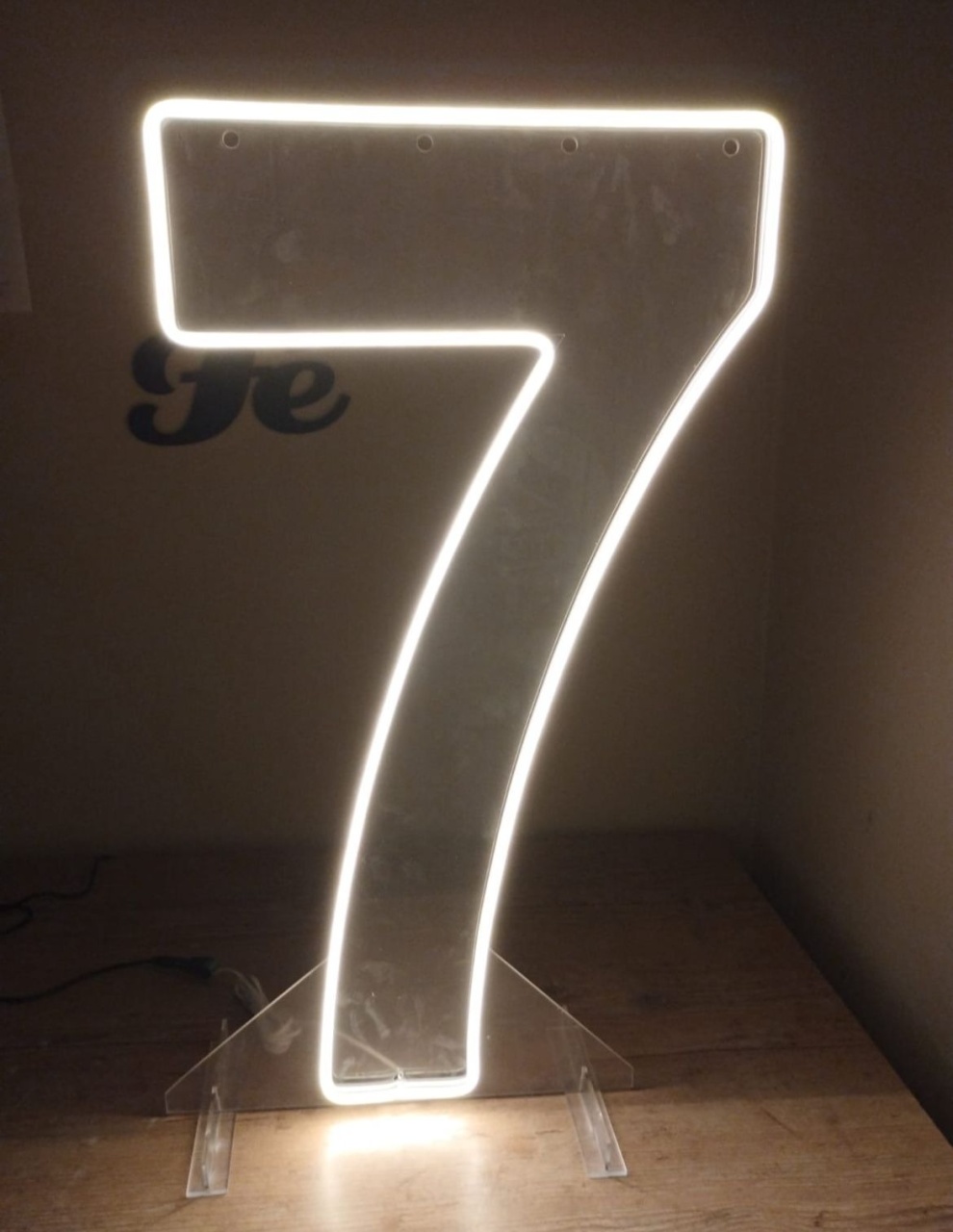 Número 7 Led - Pegue e Monte Divinópolis