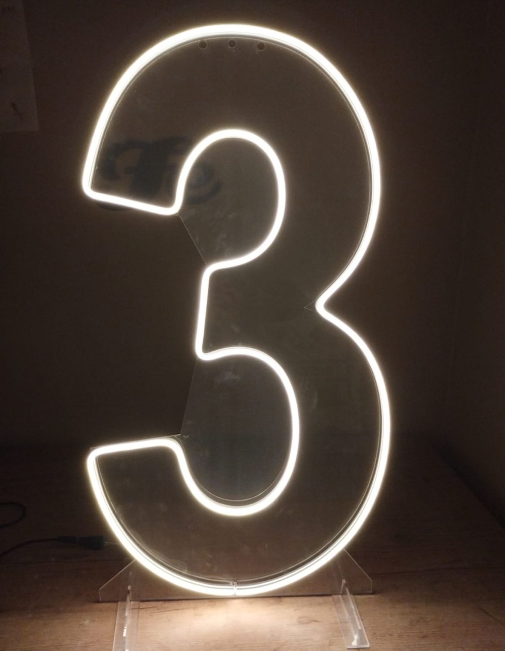 Número 3 Led - Pegue e Monte Divinópolis