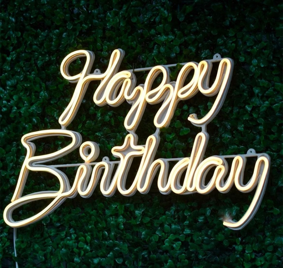 Happy Birthday Led Luz Quente - Pegue e Monte Divinópolis