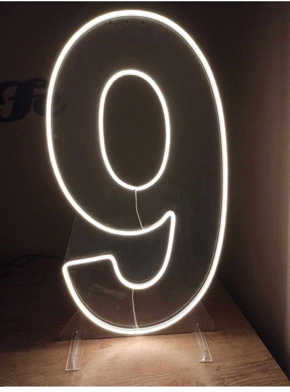 Número 9 Led - Pegue e Monte Divinópolis