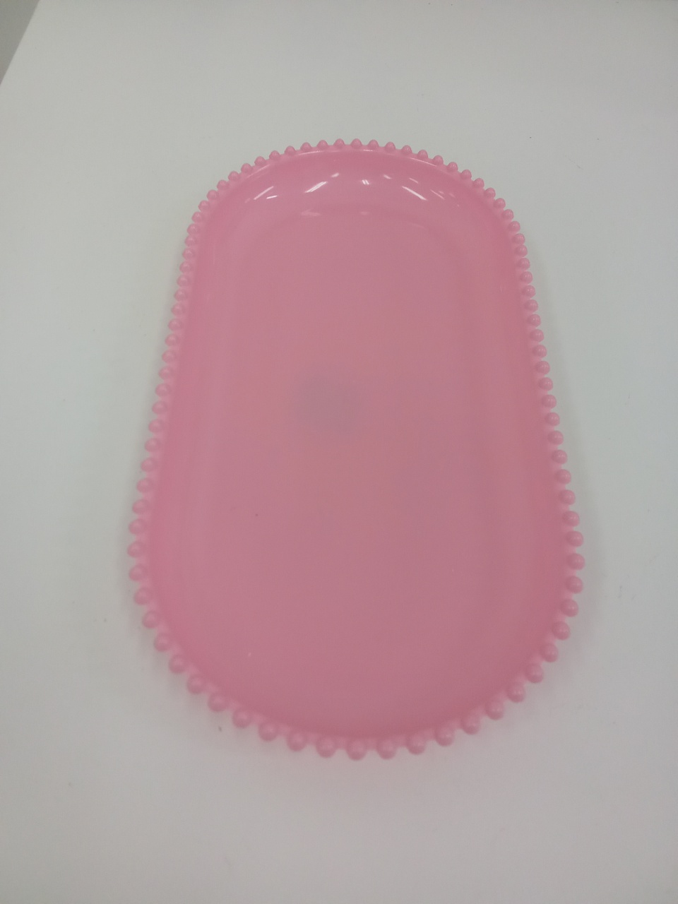 Bandeja Oval Pérola Rosa - Dona mocinha 