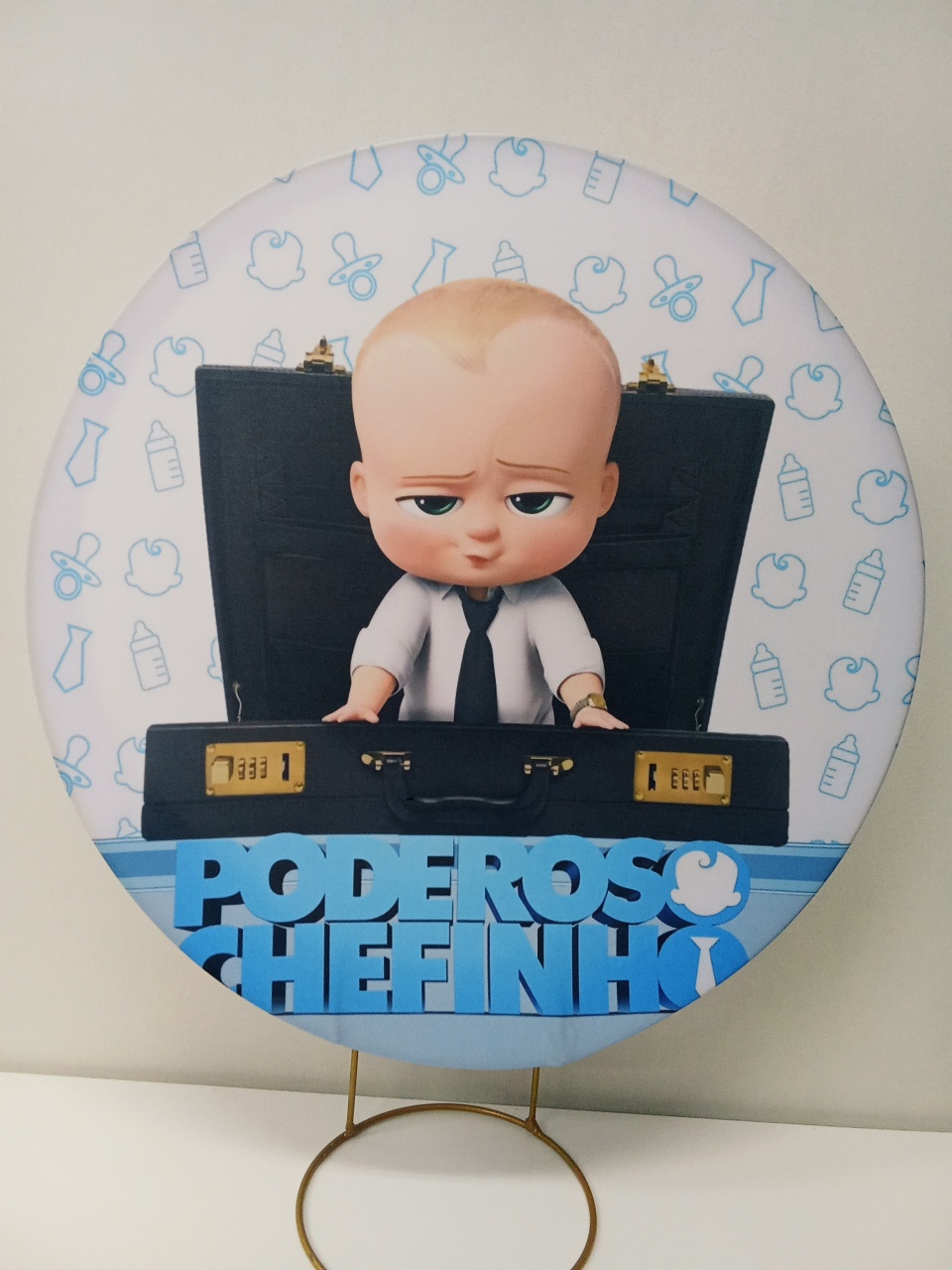 Mini Painel Poderoso Chefinho - Dona mocinha 