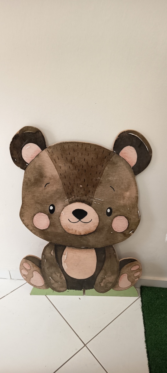 Totem Bosque Castor 60 Cm Mdf - Dona mocinha 