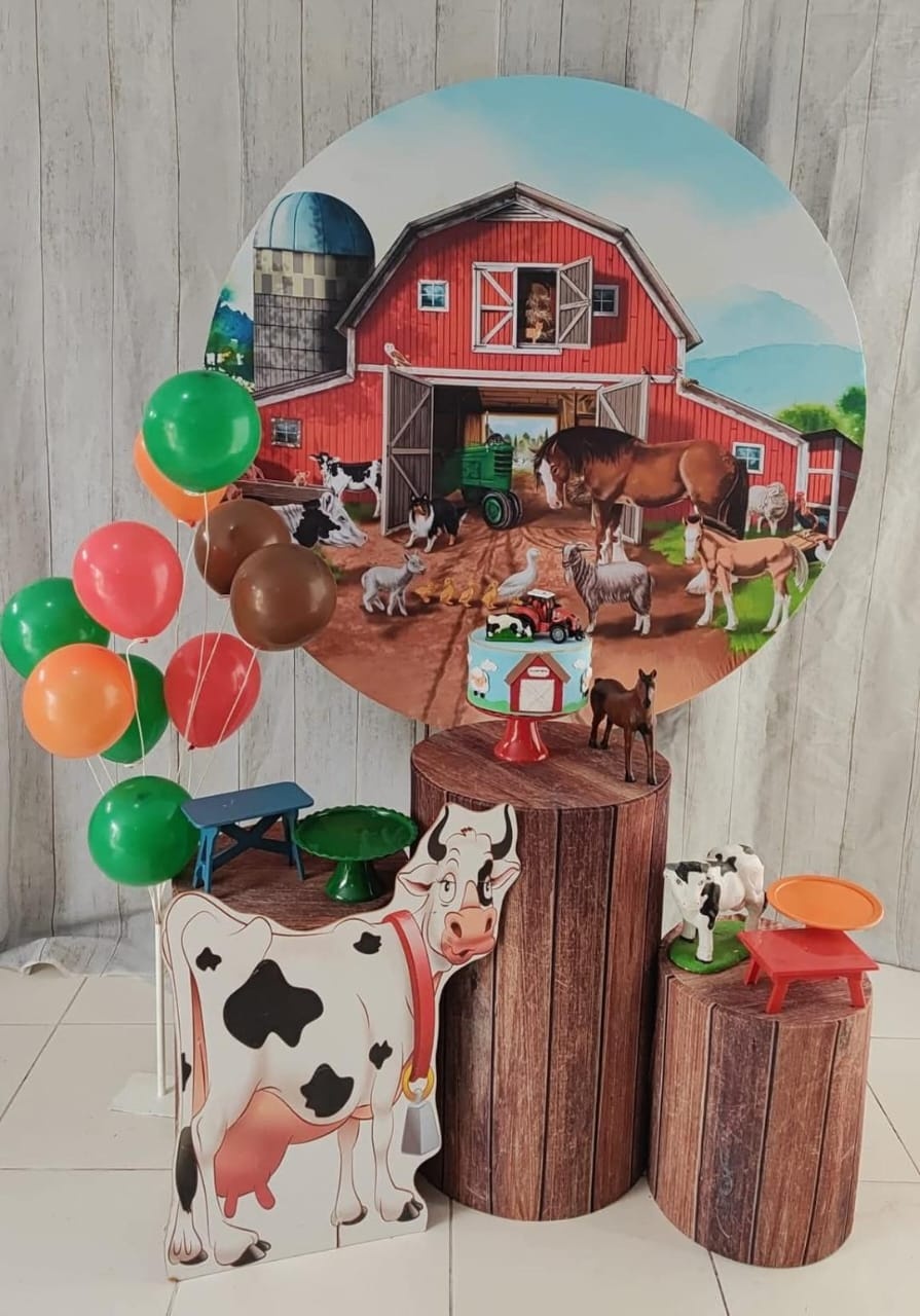 Kit Prata Fazendinha Celeiro - Dona mocinha 