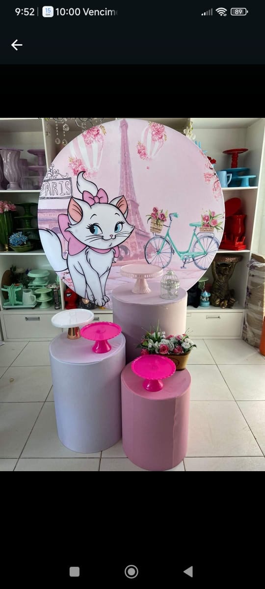 Kit Prata Gatinha Marie - Dona mocinha 