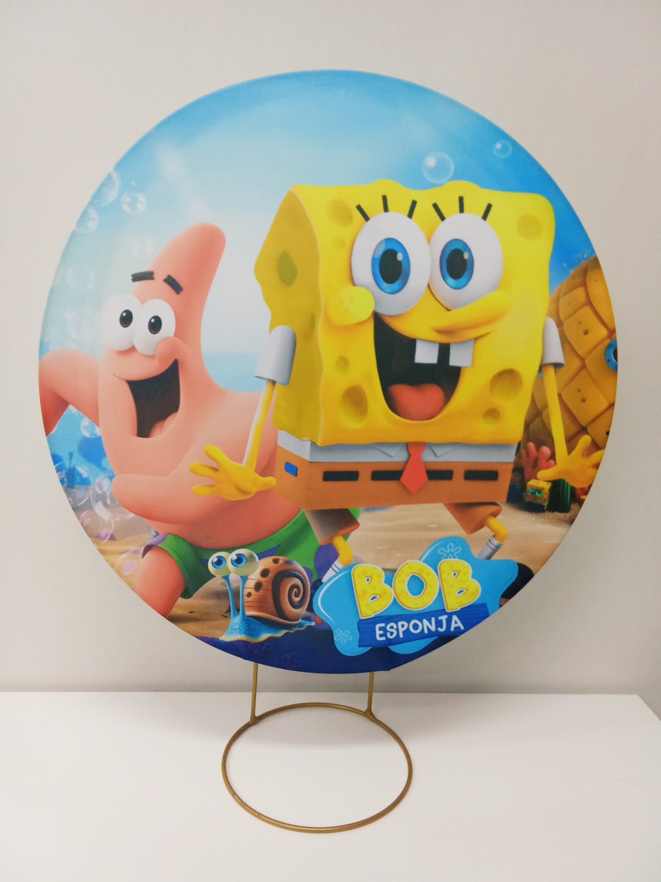 Mini Painel Bob Esponja - Dona mocinha 