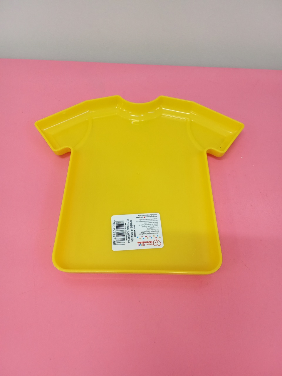 Bandeja Camiseta Amarela - Dona mocinha 